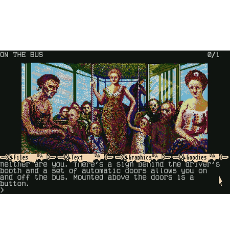 Die Bilder sieht man nur, wenn man das Menü nach unten zieht