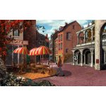 George läuft am Café vorbei. Ist wohl besser so.