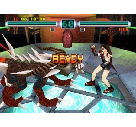 Tifa gegen irgendein Monster