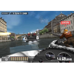 Eine Verfolgungsfahrt mit einem Speedboat. Cool!