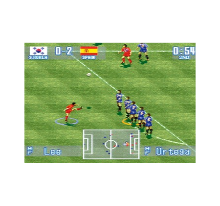 Freistoß für Süd Korea