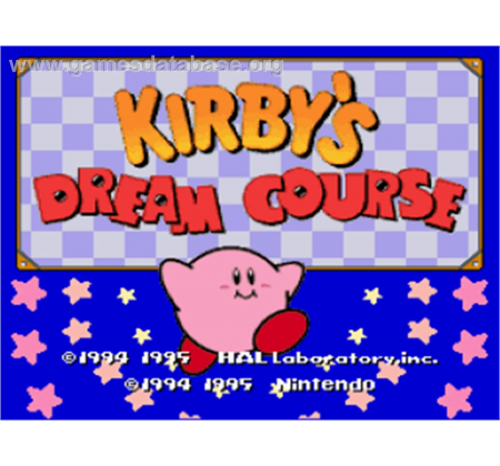 Titelbild für Kirby's Dream Course