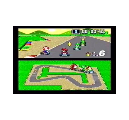 Im Singleplayer sieht man unten den Streckenverlauf