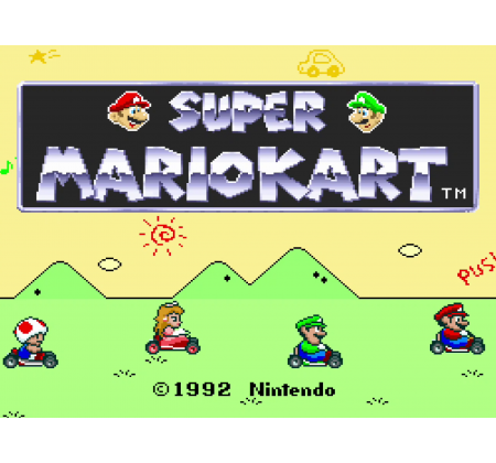 Titelbild für Super Mario Kart