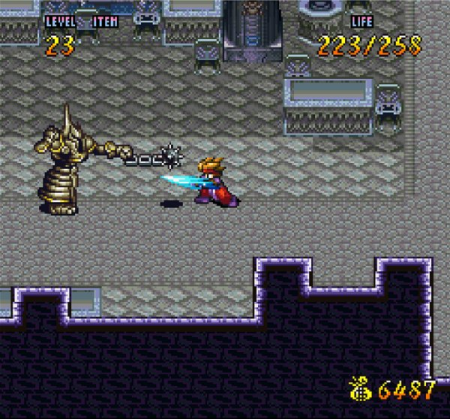 Ark gegen einen Bösewicht